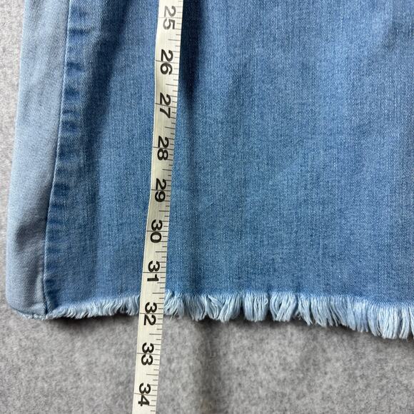 Altar’d State Jeans Women’s 28 Patchwork Flared High Rise Stretch Boho Hippie - Picture 7 of 11